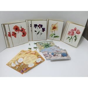Variety lot of Blank Thank you Greeting Cards lot of 34